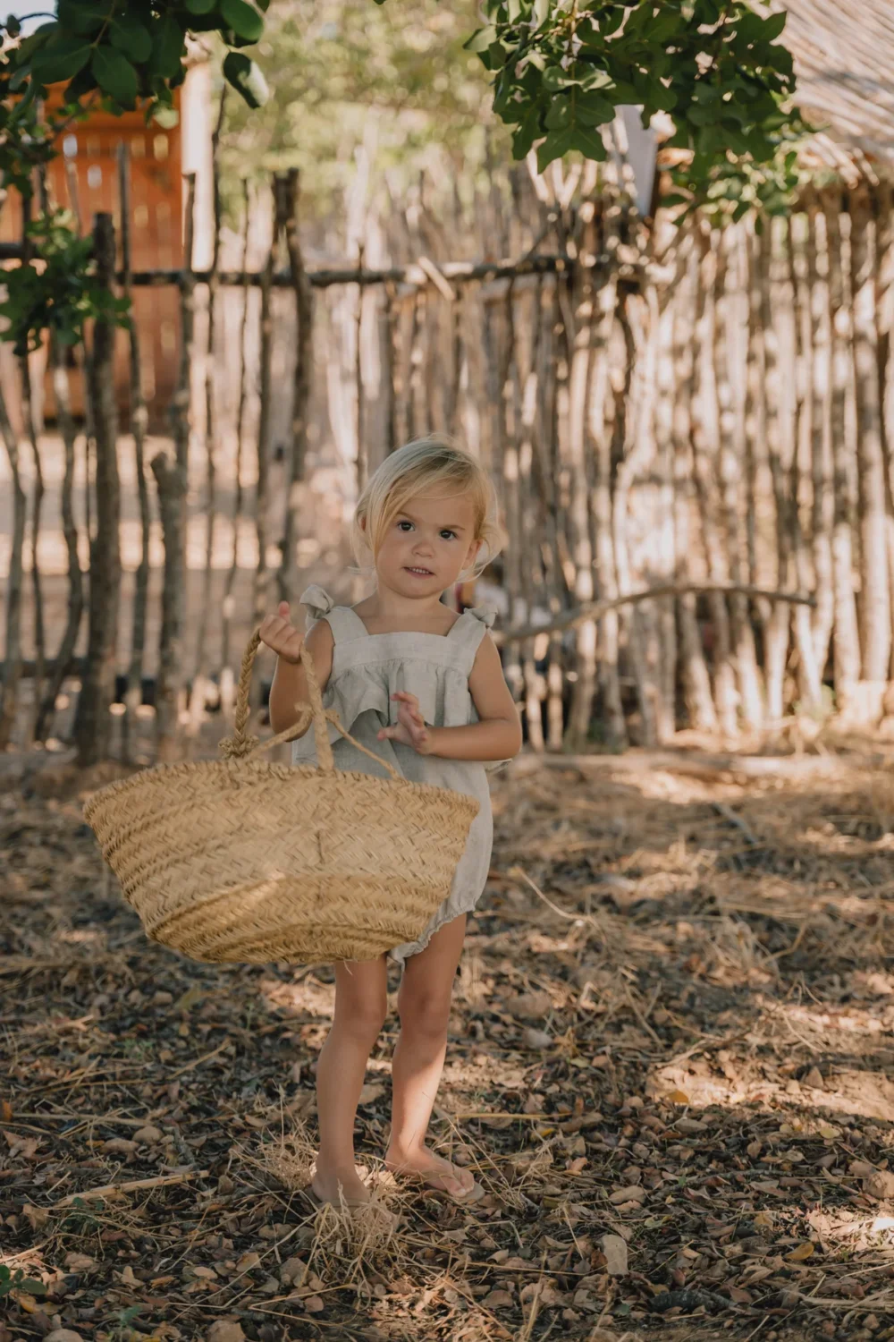Nala Romper - Natural