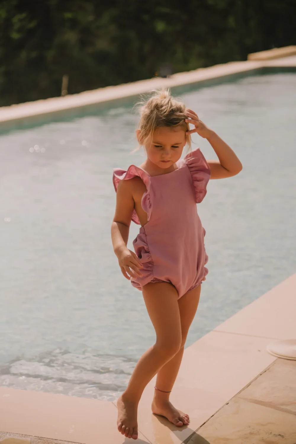 Lillie Romper - Pink