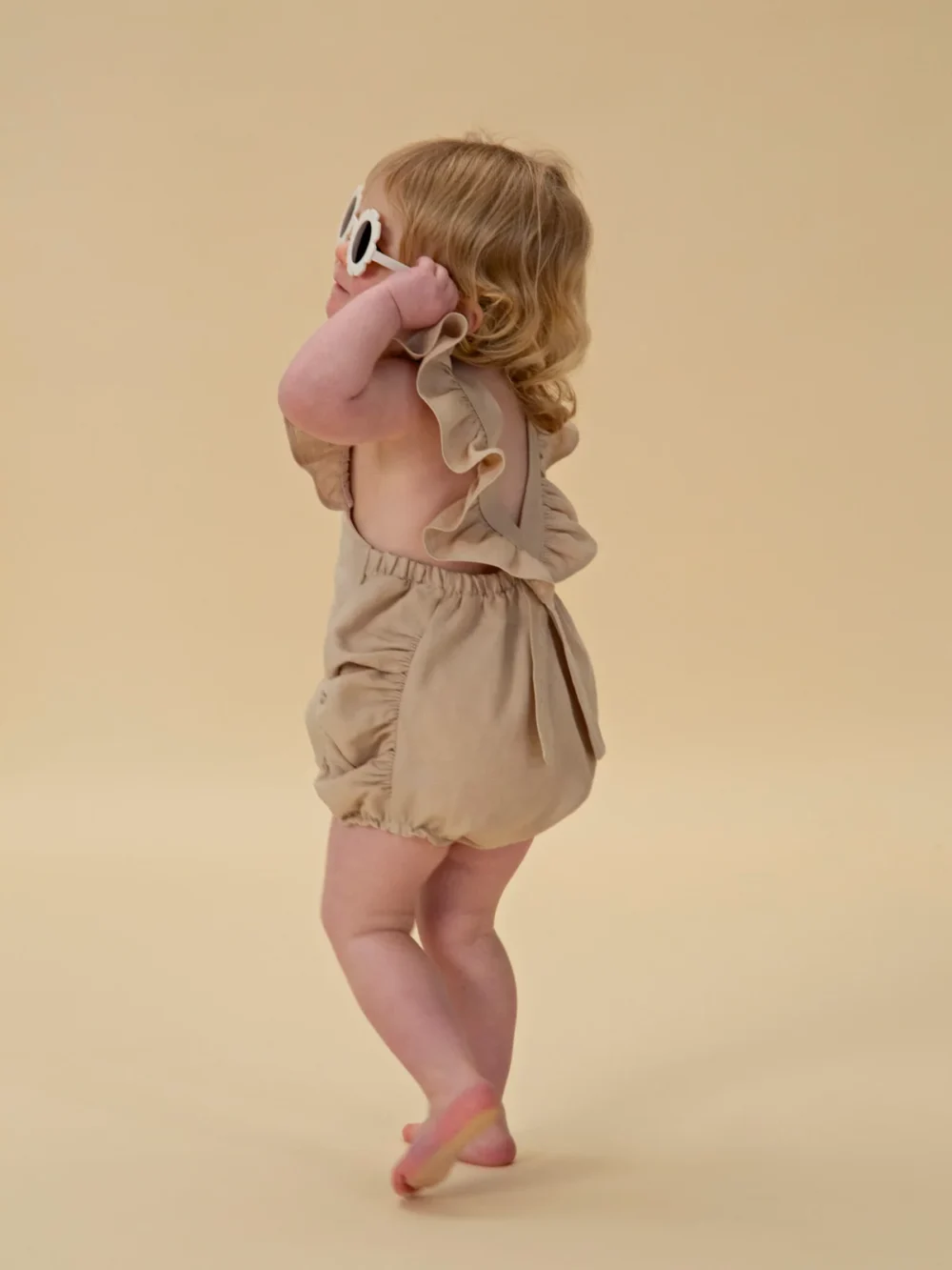 Lillie Romper - Sand - Image 3